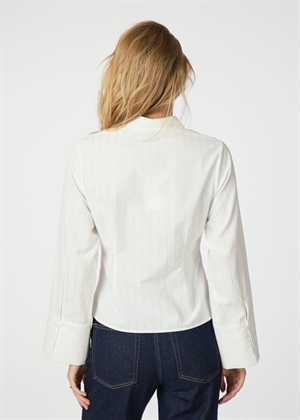Rosa solid skjorte White Neo Noir 